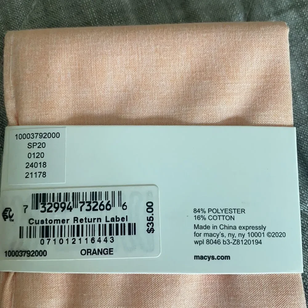 Bar III Men's Beach Solid Pocket Square - Picture 4 of 5